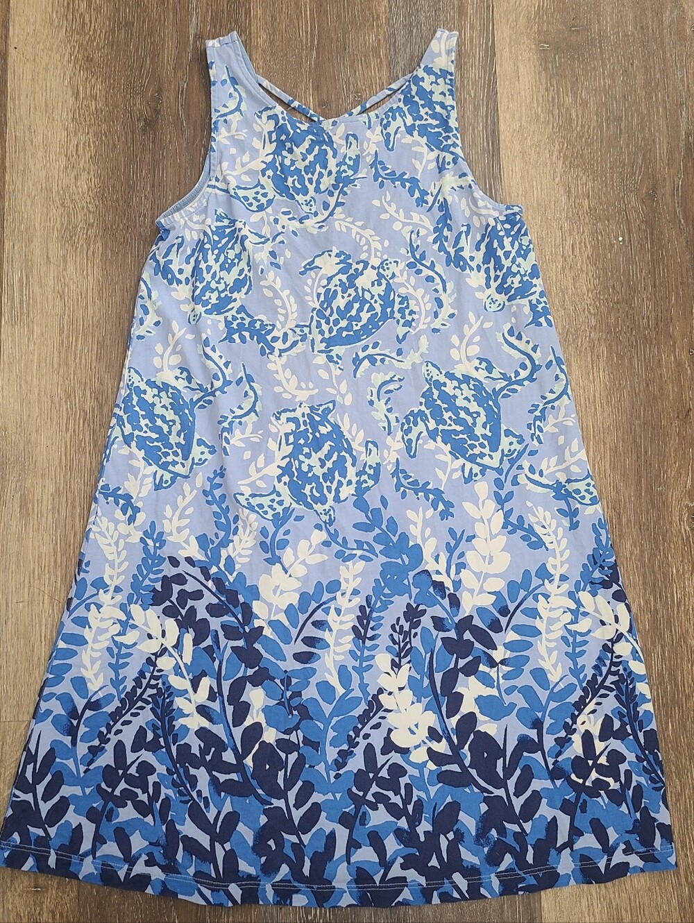 Lilly Pulitzer Turtle Print Sleeveless Dress Women's XS